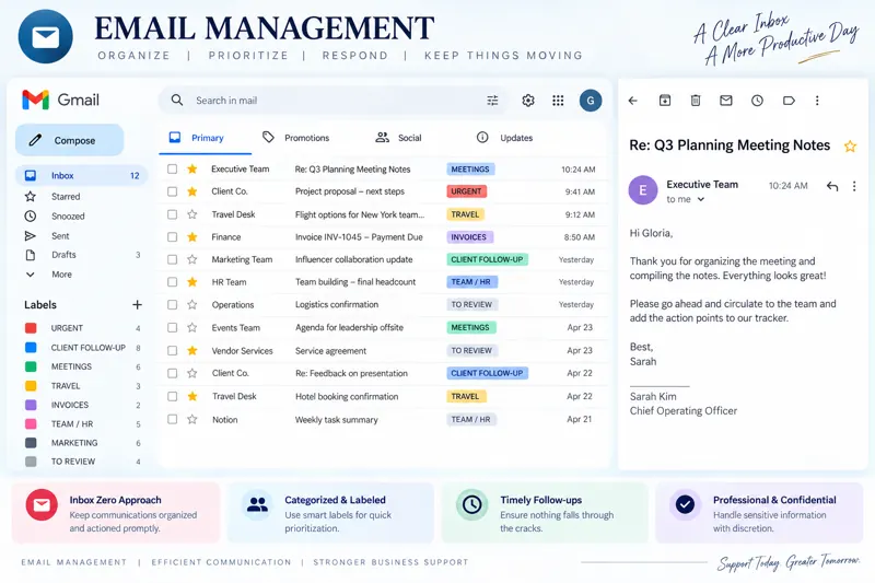 Executive Inbox Management — preview